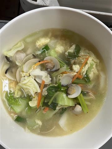 Manila Clam Noodle Soup