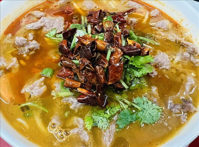 Beef In Hot Chill Oil Soup