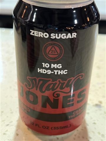Mary jones THC 10mg no sugar cola 12oz