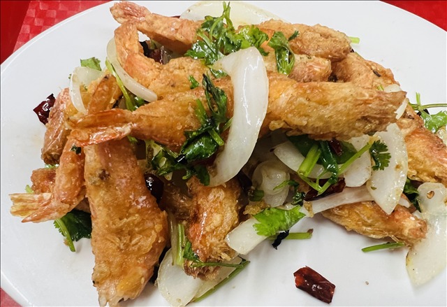 Salted Crispy Whole Shrimp