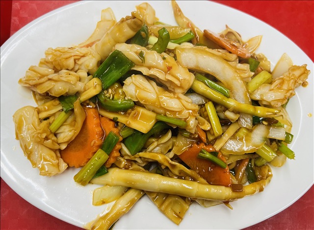 Squid w. Garlic Sauce