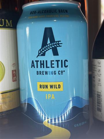 ABC ATHLETIC run wild IPA non-alcoholic beer 355ml 