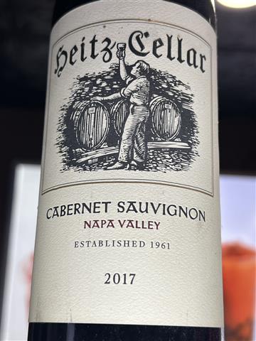 Heitz cellar Cabernet Sauvignon