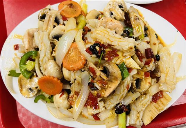 Squid w. Pickle Chilli Sauce