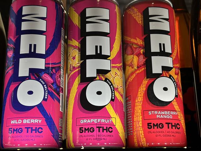 THC seltzer melo 355ml