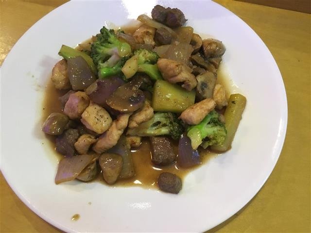 Chicken & Steak Hibachi