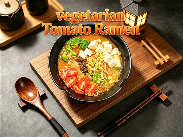 Vegetarian Tomato Ramen