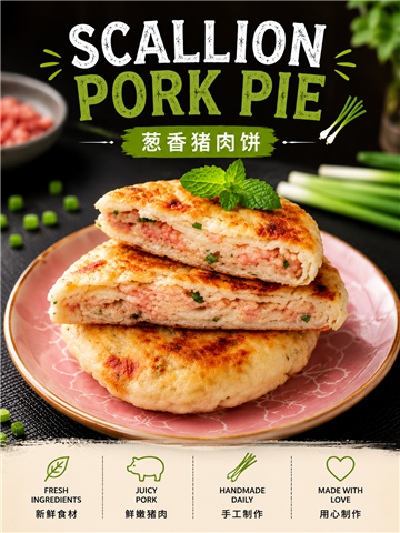 Scallion Pork Pie