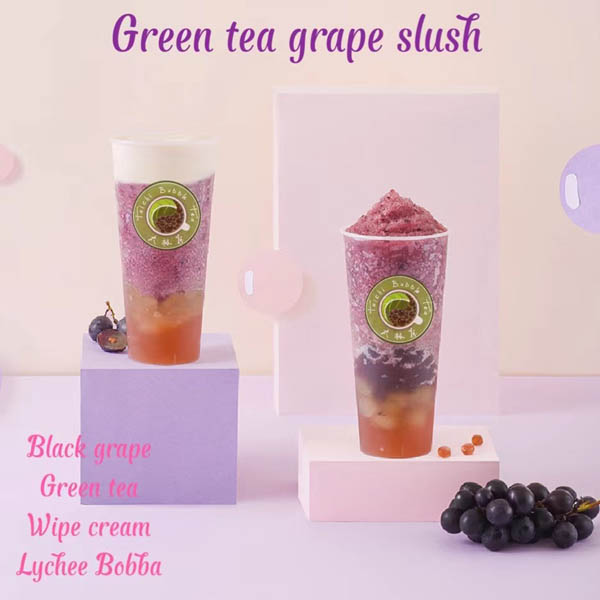 Black Grape Green Tea Slush