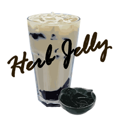 Herb Jelly Milk Tea