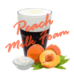 Peach Green Milk Foam