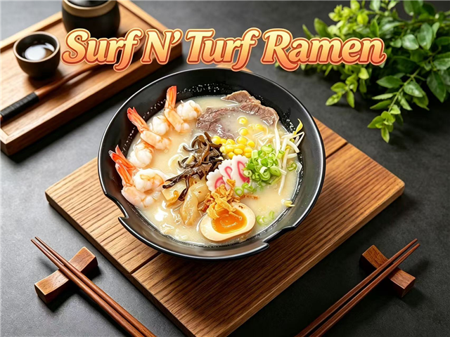 Surf N Turf Ramen