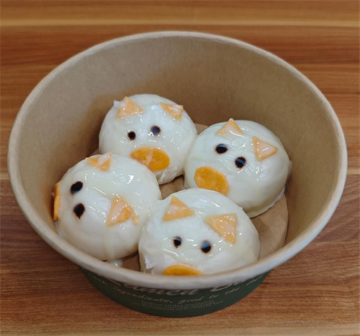Red Bean Piggy Buns
