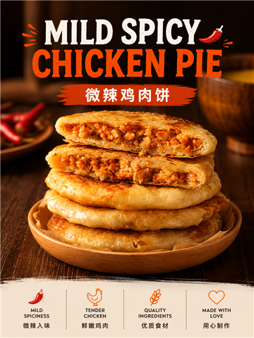 Mild Spicy Chicken Pie