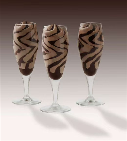 Chocolate hazelnut flute