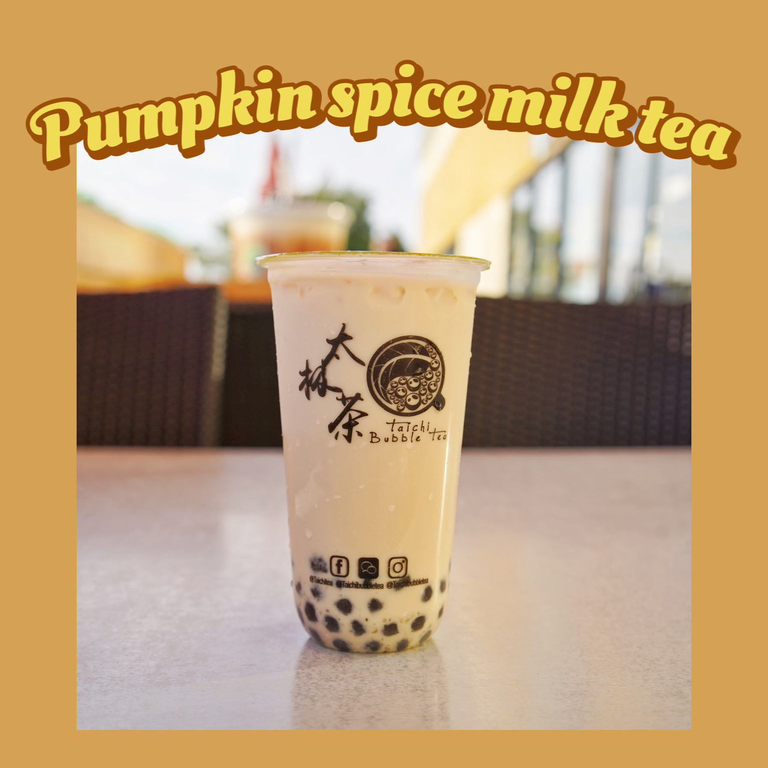 Pumpkin Spice Milk Tea