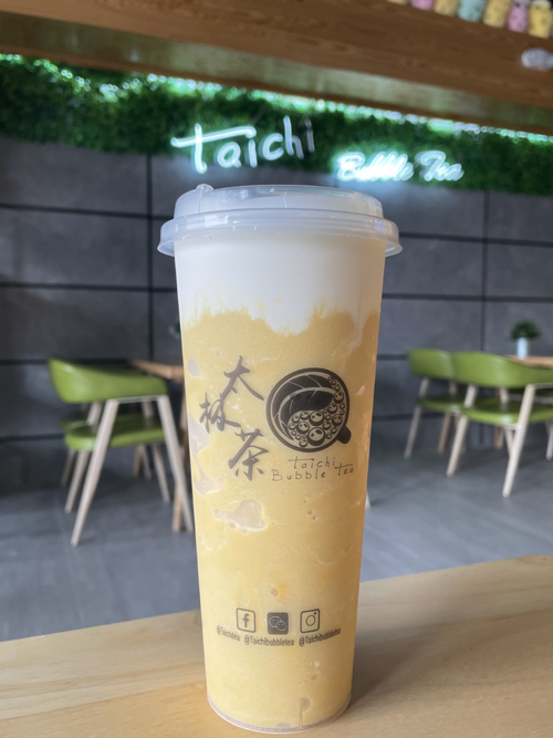 Sweet Potato Cheesy Milk Foam